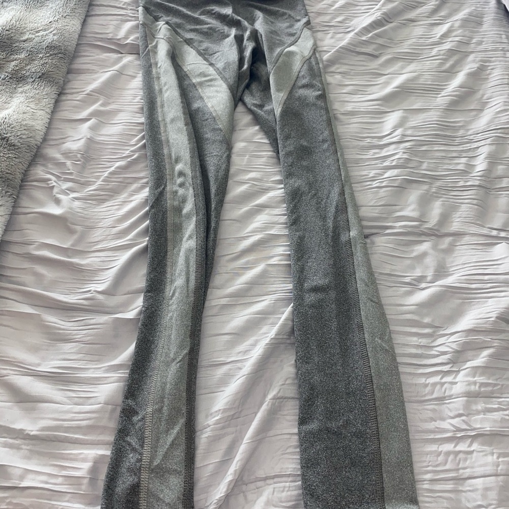 Grey Premium Contrast Panel High Waist Legging - Picture 4 of 6